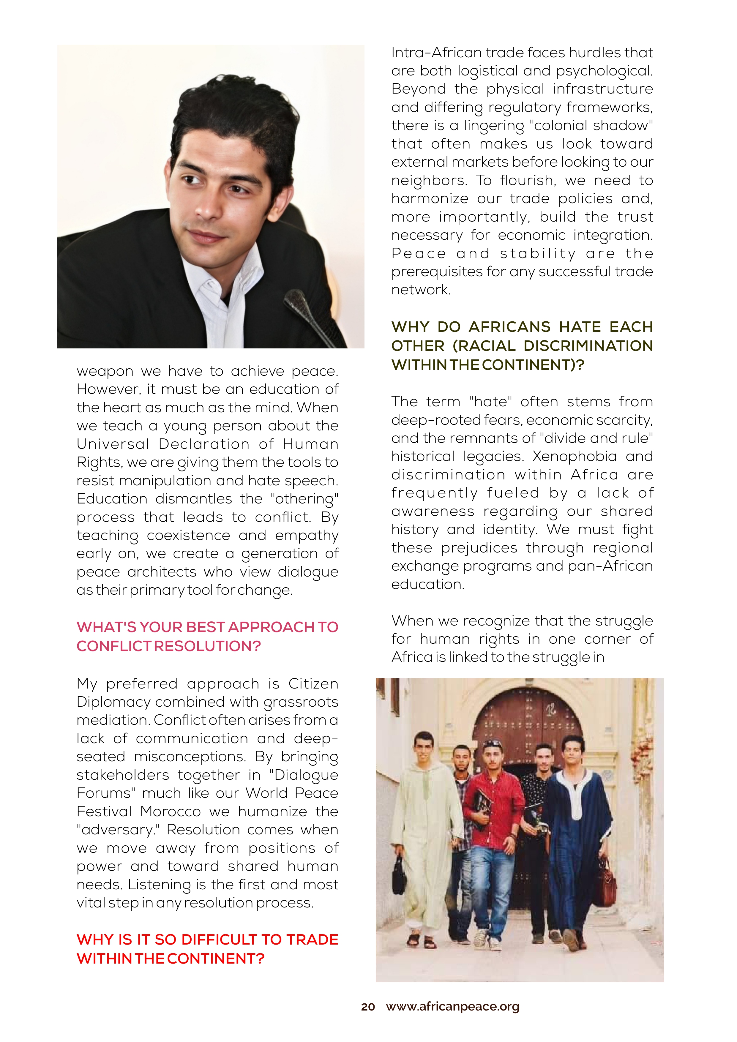 African Peace Magazine Page 20